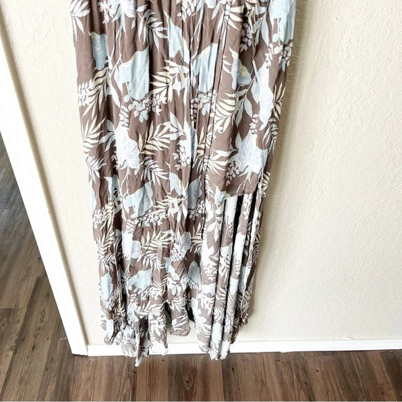 Torrid Romper Women's M L 10 00 Floral Gauze Walk Through Maxi Overlay Romper - Picture 5 of 11